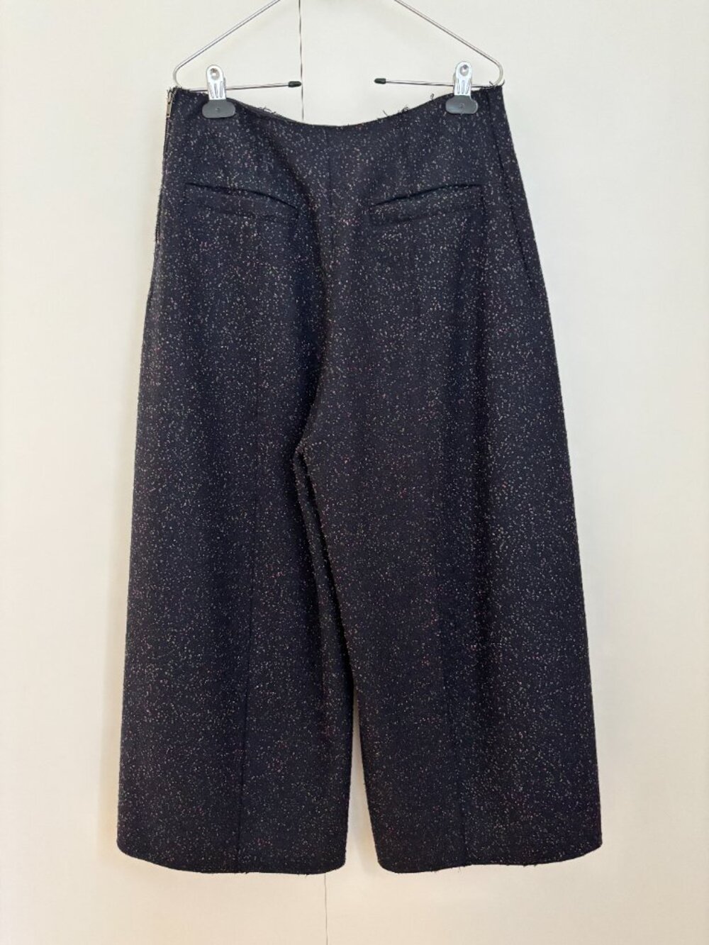 COS | Raw-Cut Rounded Wool Culottes | Size 6 - Picture 3 of 10